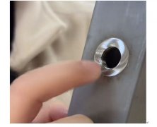 龙门数控钻攻一体机在地暖行业的分水器 配件上的应用